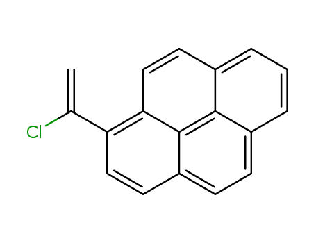 Molecular Structure of 154120-55-5 (Pyrene, 1-(1-chloroethenyl)-)
