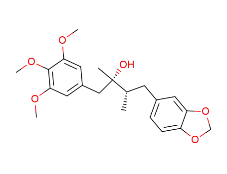 erythro-2,3-dimethyl-4-(3,4-methylenedioxyphenyl)-1-(3,4,5-trimethoxyphenyl)-2-butanol