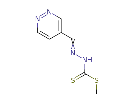 N'-[1-Pyridazin-4-yl-meth-(E)-ylidene]-hydrazinecarbodithioic acid methyl ester