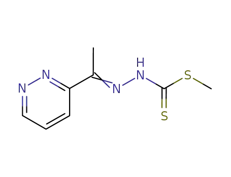 N'-[1-Pyridazin-3-yl-eth-(E)-ylidene]-hydrazinecarbodithioic acid methyl ester