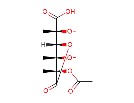 5-acetoxy-2,4-dihydroxy-2,4,5-trimethyl-3,6-lacto-1-hexanoic acid