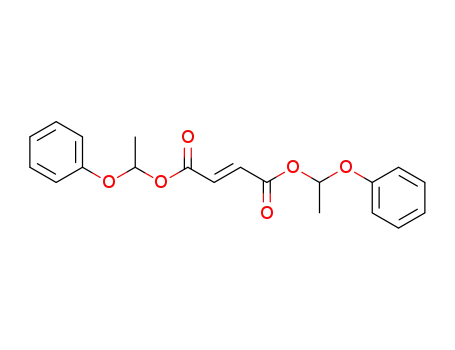 (E)-But-2-enedioic acid bis-(1-phenoxy-ethyl) ester