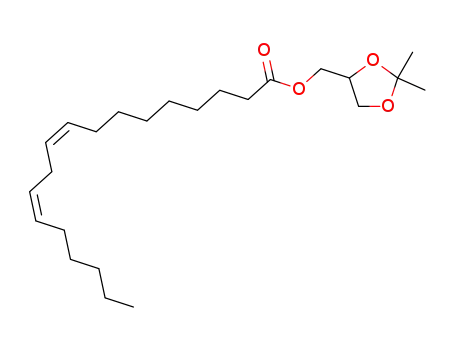 Molecular Structure of 127592-95-4 (1-Linoleoyl-2,3-isopropylidene-rac-glycerol)