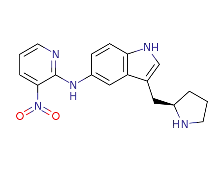 (R)-5-(3-nitropyrid-2-ylamino)-3-(pyrrolidin-2-ylmethyl)-1H-indole