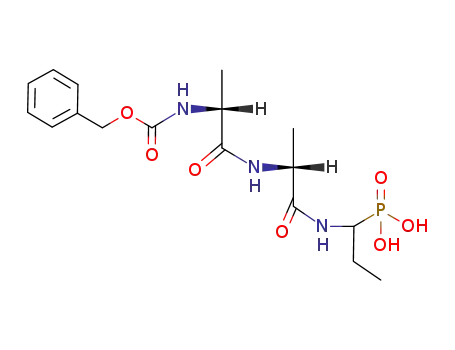{1-[(R)-2-((R)-2-Benzyloxycarbonylamino-propionylamino)-propionylamino]-propyl}-phosphonic acid