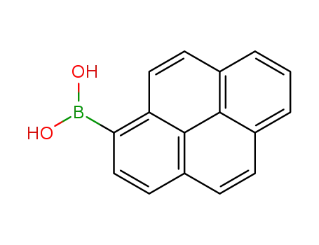 Molecular Structure of 164461-18-1 (1-Pyrenylboronic acid)