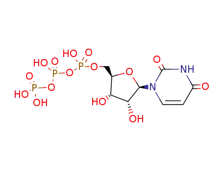 Molecular Structure of 63-39-8 (Uridine 5'-triphosphate)