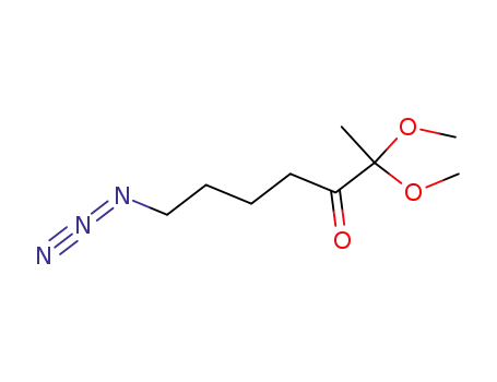 7-Azido-2,2-dimethoxy-heptan-3-one