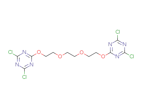 4,6,4',6'-tetrachloro-2,2'-(3,6-dioxa-octane-1,8-diyldioxy)-bis-[1,3,5]triazine