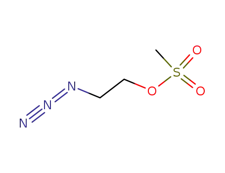 Molecular Structure of 75178-70-0 (Ethanol, 2-azido-, methanesulfonate (ester))