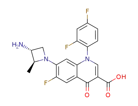 Molecular Structure of 141725-88-4 (Cetefloxacin)