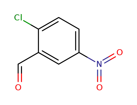 Molecular Structure of 6361-21-3 (2-Chloro-5-nitrobenzaldehyde)