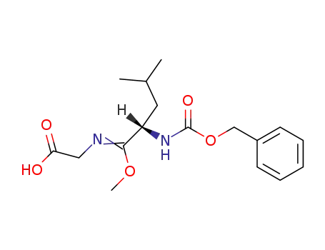 [(S)-2-Benzyloxycarbonylamino-1-methoxy-4-methyl-pent-(E)-ylideneamino]-acetic acid