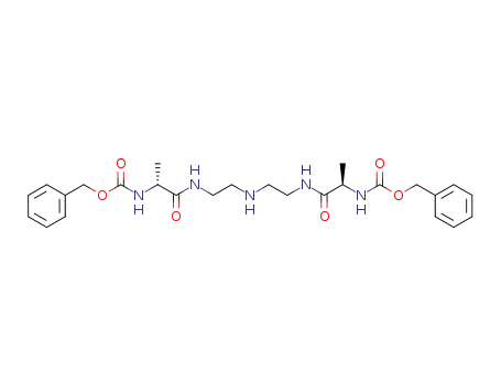 ((R)-1-{2-[2-((R)-2-Benzyloxycarbonylamino-propionylamino)-ethylamino]-ethylcarbamoyl}-ethyl)-carbamic acid benzyl ester
