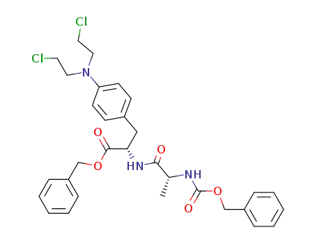 N-(N-benzyloxycarbonyl-D-alanyl)-p-bis(2-chloroethyl)amino-L-phenylalanine benzyl ester