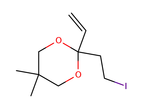 5,5-dimethyl-2-ethenyl-2-(2-iodoethyl)-1,3-dioxane