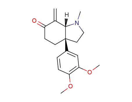(3aS,7aR)-3a-(3,4-Dimethoxy-phenyl)-1-methyl-7-methylene-octahydro-indol-6-one
