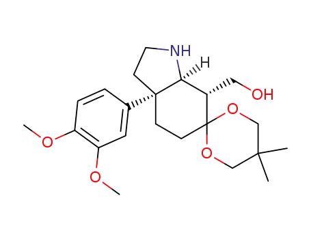 (+)-[(3aS,7R,7aS)-3a-(3,4-dimethoxyphenyl)-6,6-(2,2-dimethylpropylenedioxy)octahydroindol-7-yl]methanol