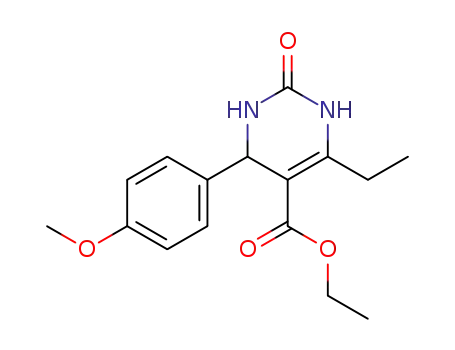 ethyl 6-ethyl-4-(4-methoxyphenyl)-2-oxo-1,2,3,4-tetrahydropyrimidine-5-carboxylate