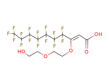 Acide (Z)-3-perfluoroheptyl-9-hydroxy-4,7-dioxanon-2-enoique