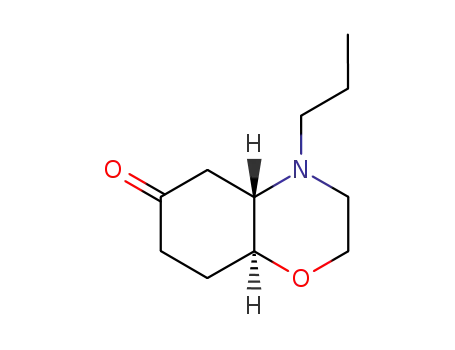 (+/-)-trans-4-propyl-3,4,4a,5,6,7,8,8a-octahydro-2H-1,4-benzoxazin-6-one