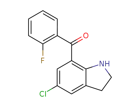 Methanone, (5-chloro-2,3-dihydro-1H-indol-7-yl)(2-fluorophenyl)-