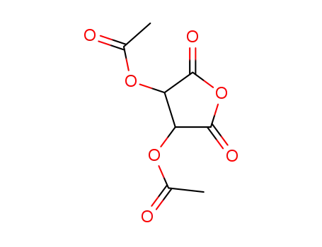 Molecular Structure of 122376-19-6 (2,5-Furandione, 3,4-bis(acetyloxy)dihydro-)