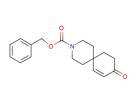 Molecular Structure of 189333-18-4 (3-Azaspiro[5.5]undec-7-ene-3-carboxylic acid, 9-oxo-, phenylMethyl ester)