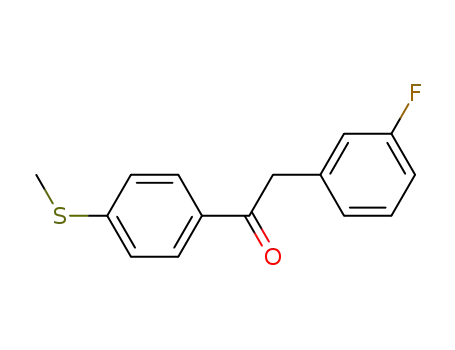 2-(3-Fluorophenyl)-1-[4- (methylthio)phenyl]ethanone