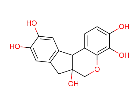 Benz[b]indeno[1,2-d]pyran-3,4,6a,9,10(6H)-pentol,7,11b-dihydro- cas  17647-60-8