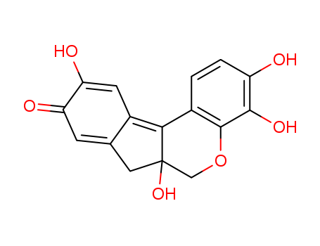 Benz[b]indeno[1,2-d]pyran-9(6H)-one,6a,7-dihydro-3,4,6a,10-tetrahydroxy-