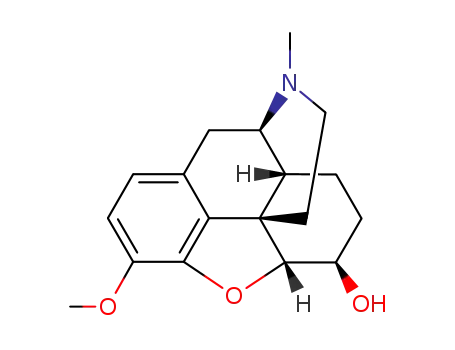 Molecular Structure of 795-38-0 ((-)-Dihydroisocodeine)