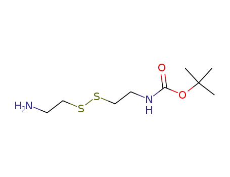 Carbamic acid, [2-[(2-aminoethyl)dithio]ethyl]-, 1,1-dimethylethyl ester