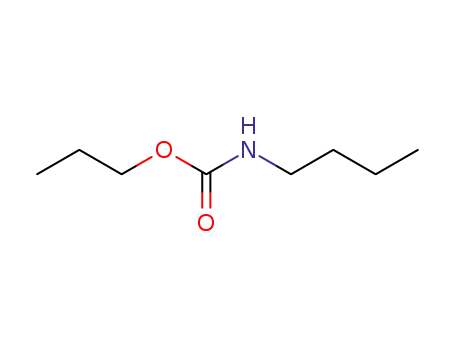Molecular Structure of 100823-18-5 (Carbamic acid, butyl-, propyl ester)