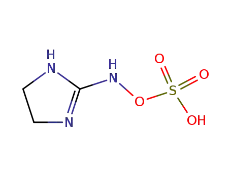 Molecular Structure of 562075-24-5 (Hydroxylamine-O-sulfonic acid, N-(4,5-dihydro-1H-imidazol-2-yl)-)