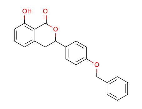 3-(4'-benzyloxyphenyl)-8-hydroxy-3,4-dihydro-2-benzopyran-1-one