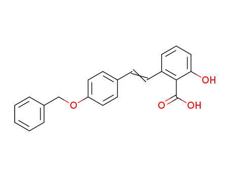 2-(4'-benzyloxyphenyl)-1-(3-hydroxy-2-ethoxycarbonylphenyl)ethene