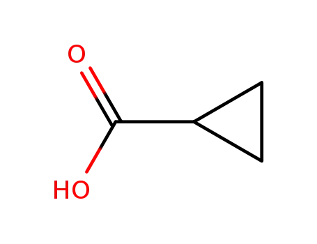 Molecular Structure of 1759-53-1 (Cyclopropanecarboxylic acid)