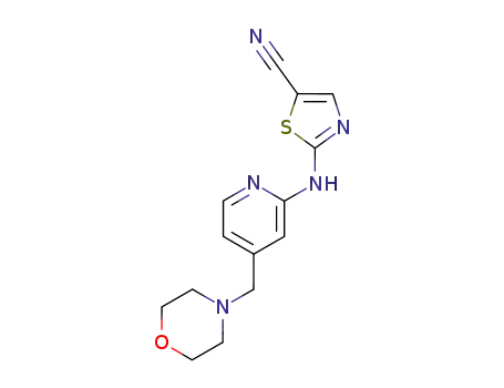 2-(4-morpholin-4-ylmethyl-pyridin-2-ylamino)-thiazole-5-carbonitrile