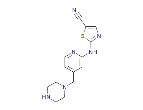 2-(4-piperazin-1-ylmethyl-pyridin-2-ylamino)-thiazole-5-carbonitrile