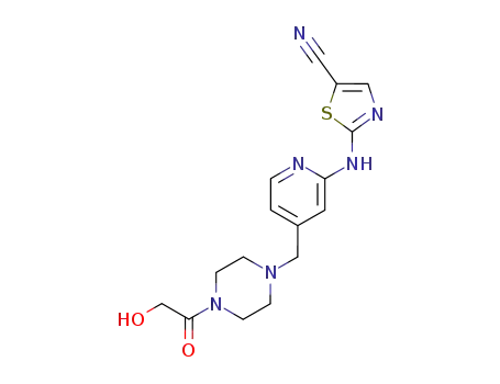 2-{4-[4-(2-hydroxy-ethanoyl)-piperazin-1-ylmethyl]-pyridin-2-ylamino}-thiazole-5-carbonitrile