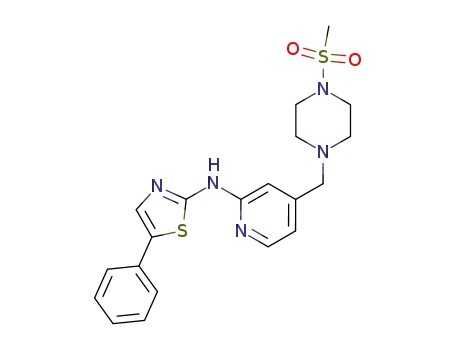 [4-(4-methanesulfonyl-piperazin-1-ylmethyl)-pyridin-2-yl]-(5-phenyl-thiazol-2-yl)-amine