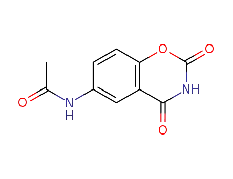 Molecular Structure of 1925-98-0 (N-(2,4-dioxo-3,4-dihydro-2H-1,3-benzoxazin-6-yl)acetamide)