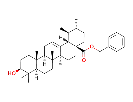 benzyl (1S,2R,4aS,6aS,6bR,8aR,10S,12aR,12bR,14bS)-10-hydroxy-1,2,6a,6b,9,9,12a-heptamethyl-1,3,4,5,6,6a,6b,7,8,8a,9,10,-11,12,12a,12b,13,14b-octadecahydropicene-4a(2H)-carboxylate