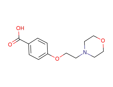Molecular Structure of 134599-45-4 (4-(2-Morpholin-4-yl-ethoxy)-benzoic acid)