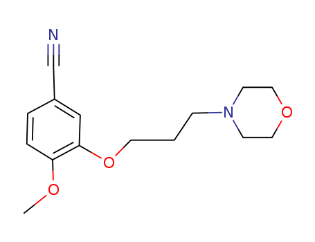 3-(3-morpholinylpropoxy)-4-methoxybenzonitrile  C15H20N2O3  675126-28-0
