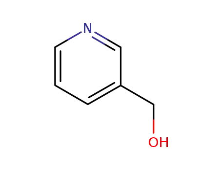 Molecular Structure of 100-55-0 (3-Pyridinemethanol)