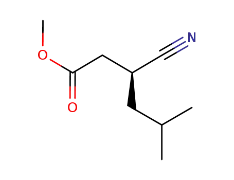 methyl (S)-3-cyano-5-methyl-hexanoate