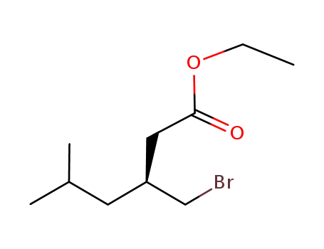(S)-3-bromomethyl-5-methyl-hexanoic acid ethyl ester