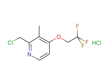 3-methyl-4-(2,2,2-trifluoroethoxy)-2-chloromethylpyridine hydrochloride